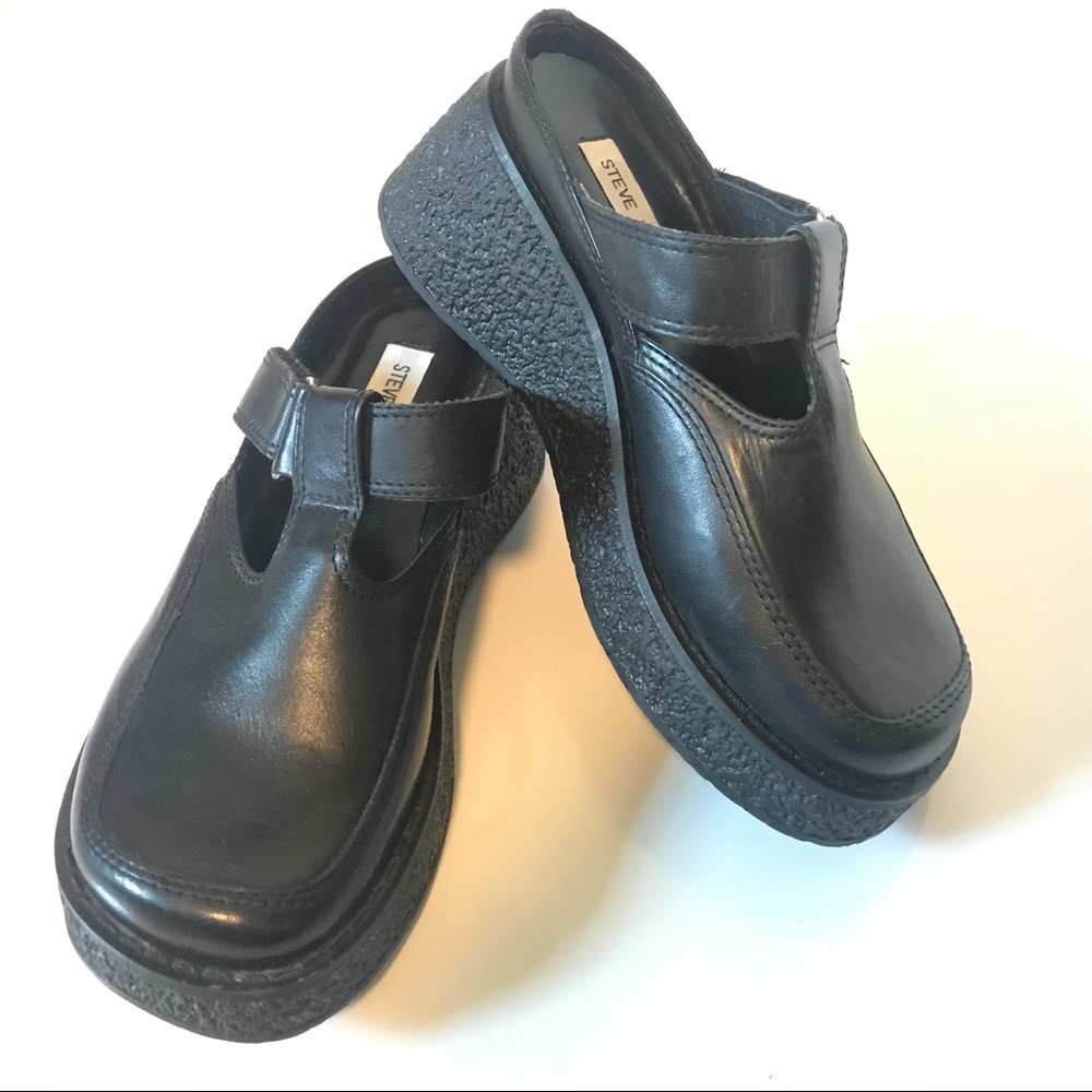 90s Steve Madden Chunky Platform Mary Jane Sz 7